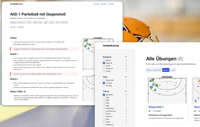 Handball Training Planner